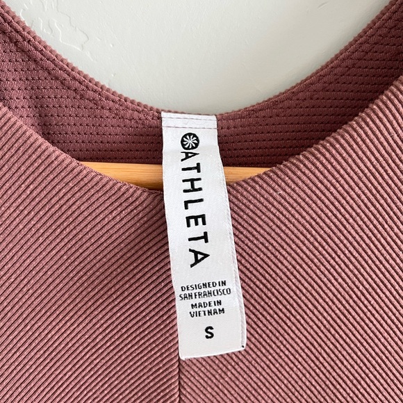 Athleta | Mauve Racerback Sleeveless Athletic Maxi Dress - Picture 4 of 9